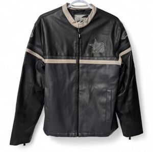 Rage On Demand R.O.D. Biker Moto Faux Leather Jacket MX Series